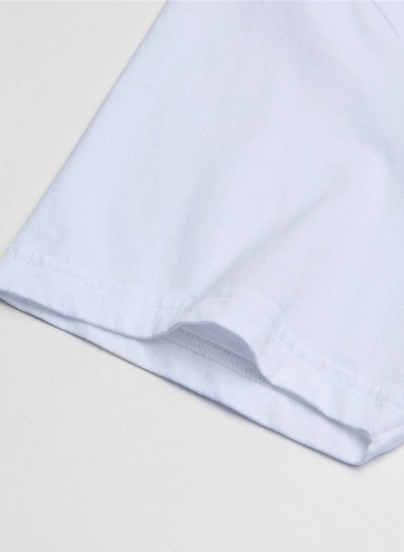 GIORDANO Men’s Slim Cotton Crew Neck Tee 3‑Pack Essentials - Image 3